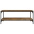 Mesa de centro madera contrachapada roble ahumado 100x50x40