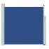 Toldo lateral retráctil de jardín azul 170x300