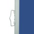 Toldo lateral retráctil de jardín azul 170x300
