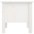 Mesa auxiliar 2 uds de madera maciza de pino blanco 40x40x39