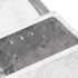 Caja de almacenaje de aluminio plateado 50x15x20,5
