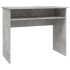 Escritorio de madera contrachapada gris hormigón 90x50x74