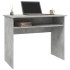 Escritorio de madera contrachapada gris hormigón 90x50x74