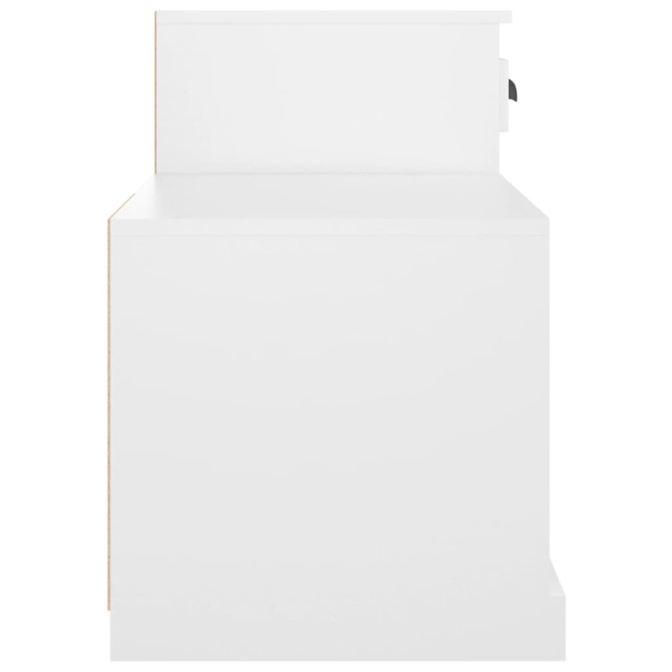 Mueble zapatero madera contrachapada blanco 100x42x60