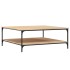 Mesa de centro madera de ingeniería roble Sonoma 100x100x40