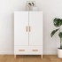 Aparador de madera contrachapada blanco 70x31x115