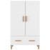 Aparador de madera contrachapada blanco 70x31x115