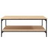Mesa de centro madera de ingeniería roble Sonoma 100x100x40