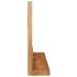 Espejo de pared con estante madera maciza de teca 60x12x40