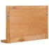 Espejo de pared con estante madera maciza de teca 60x12x40