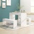 Juego de comedor 3 piezas madera contrachapada