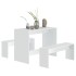 Juego de comedor 3 piezas madera contrachapada