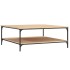 Mesa de centro madera de ingeniería roble Sonoma 100x100x40