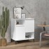 Aparador de madera contrachapada blanco 60x35x70