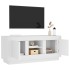 Mueble para TV madera contrachapada negro 102x35x45