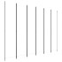 Biombo divisor de 6 paneles de tela blanco 300x220