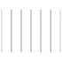 Biombo divisor de 6 paneles de tela blanco 300x220