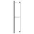 Biombo divisor de 6 paneles de tela blanco 300x220