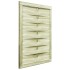 Puerta de jardín madera de pino impregnada verde 100x125