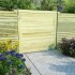 Puerta de valla de madera de pino impregnada 100x100
