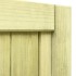 Puerta de valla de madera de pino impregnada 100x100