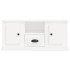 Mueble para TV madera contrachapada blanco 100x35,5x45