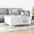 Mesa de centro madera contrachapada blanco 80x80x36,5