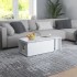 Mesa de centro madera contrachapada blanco 150x50x35