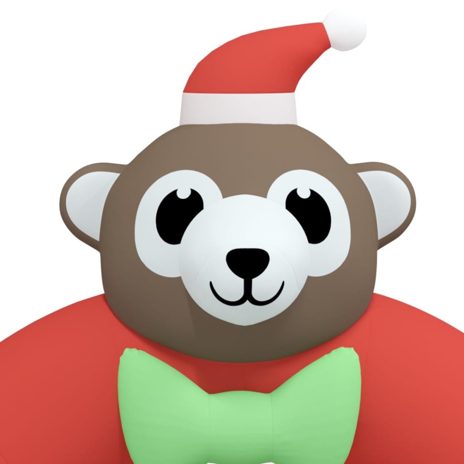 Puerta de arco inflable de Navidad con LED 380