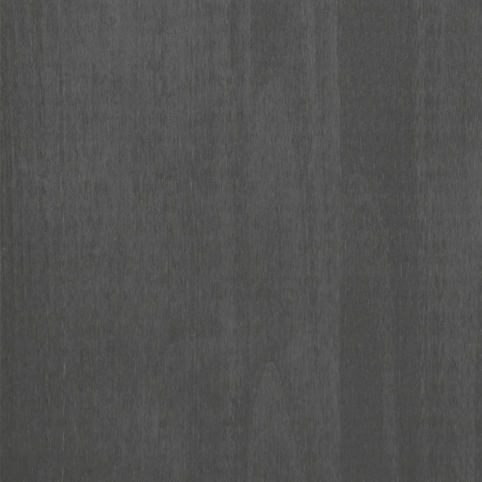 Aparador HAMAR madera maciza pino gris oscuro 85x35x80