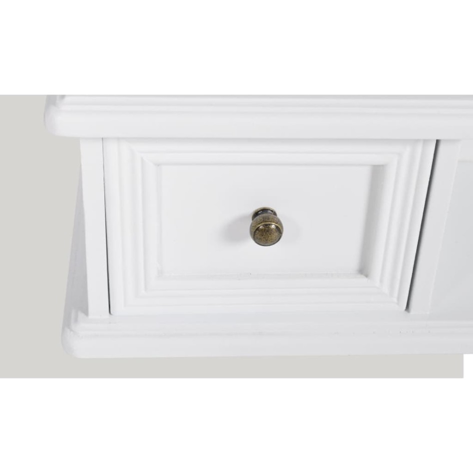 Tocador con espejo abatible rectangular de