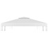 Toldo de cenador 2 niveles 310 g/m² 4x3 m
