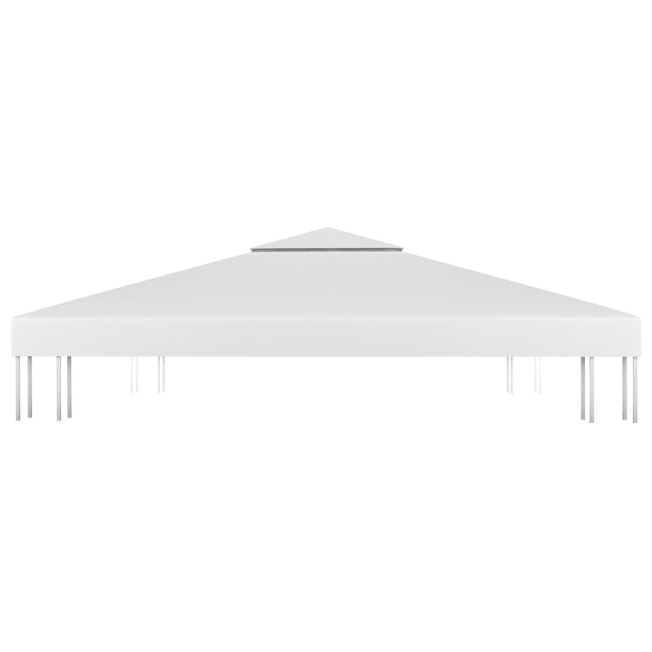Toldo de cenador 2 niveles 310 g/m² 4x3 m