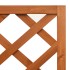 Jardinera de enrejado de esquina madera abeto 40x40x150