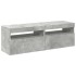 Muebles de TV con luces LED 2 uds gris hormigón 60x35x40