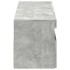 Muebles de TV con luces LED 2 uds gris hormigón 60x35x40