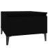 Mesas auxiliares 2 uds madera contrachapada negro 50x46x35