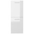 Armario de baño madera contrachapada blanco brillo 30x30x80