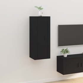 Mueble para TV de pared negro 40x34,5x100