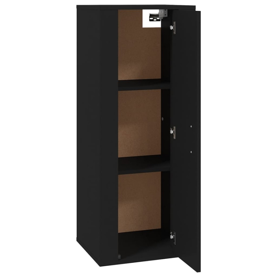 Mueble para TV de pared negro 40x34,5x100