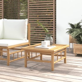 Mesa de jardín bambú 65x55x30