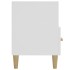 Mueble de TV madera contrachapada blanco brillo 102x36x50