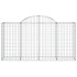 Cesta gaviones forma arco hierro galvanizado 200x50x100/120
