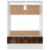 Armario de horno madera ingeniería roble ahumado 60x46x81,5