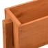 Jardinera plegable de jardín madera abeto naranja 60x14x75