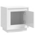 Mesitas de noche 2 uds madera blanco brillante 44x35x45
