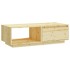 Mesa de centro de madera maciza de abeto 110x50x33,5