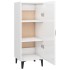 Aparador de madera contrachapada blanco brillante 34,5x34x90