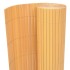 Valla de jardín de doble cara PVC amarilla 90x500