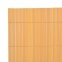Valla de jardín de doble cara PVC amarilla 90x500